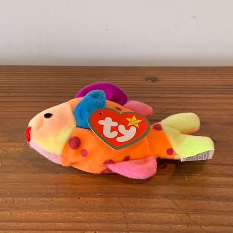 ty vintage LIPS THE FISH Teenie Beanie Babies ぬいぐるみ 2000年 ヴィンテージ  NOS デッドストック McDonald corp