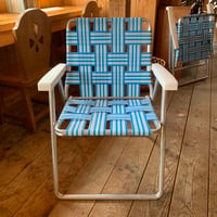 LAWN CHAIR VINTAGE ローンチェア 1970年〜1980年代 ② ライトブルー