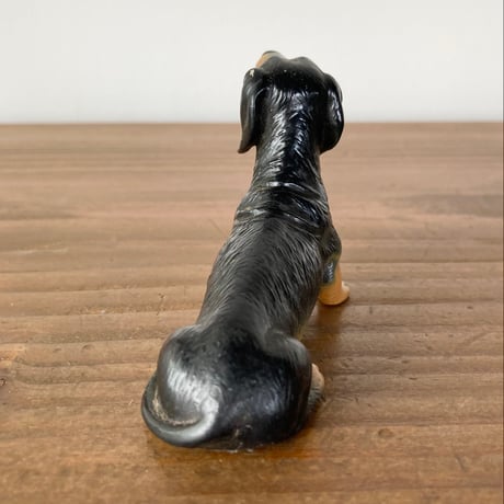 ヴィンテージ 犬 ダックスフンド フィギュア