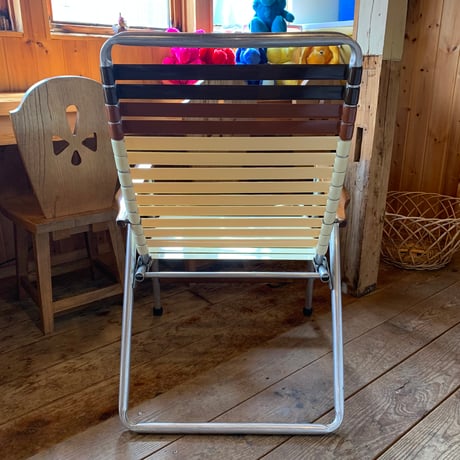 パティオチェア no.1 THE TELESCOPE FOLDING FURNITURE CO.INC. NEW YORK made in USA  lawnchair ローンチェア vintage