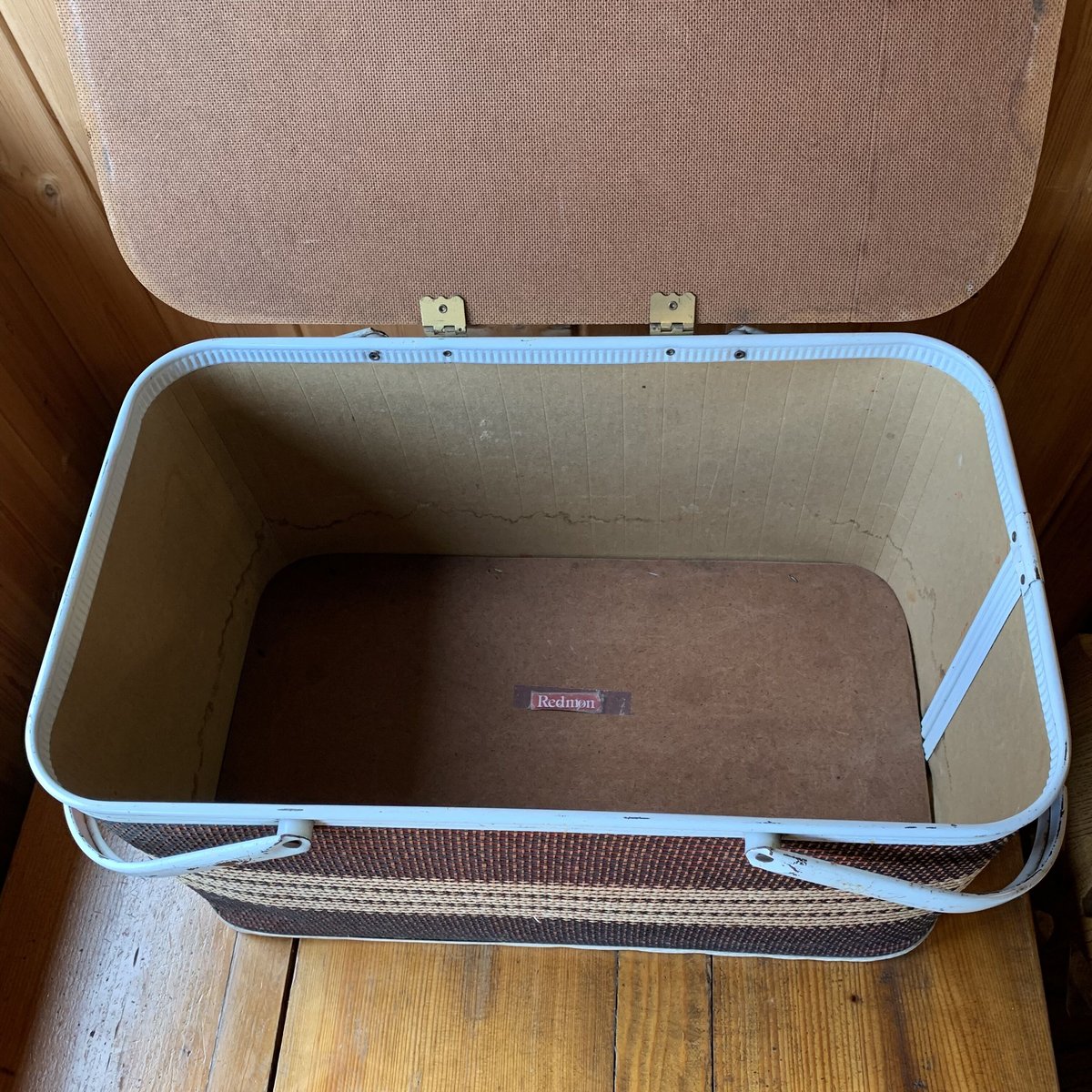 Picnic Basket Redmon ピクニックバスケット 1960年代 レッド