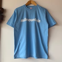 milmountain LOGO SAXBLUE S/S TEE 6.2oz  ミルマウンテン ミルTEE