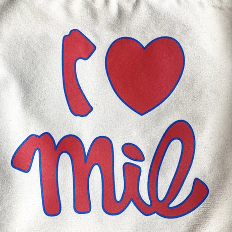 MILMOUNTAIN I♡mil ヘビーキャンバス2WAYショルダーバッグ