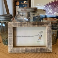 WOOD LIFE SERVICE no.20 snoopy peanuts オールドウッドフレーム OLD WOOD FRAME 古材 額縁