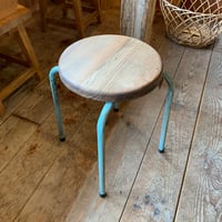丸椅子 鉄脚  ヴィンテージ vintage