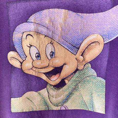 Disney DOPEY ドーピー 白雪姫 7人のこびと スウェット MADE IN U.S.A. 1990s
