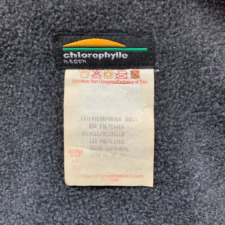 Chlorophylle フリース ジャケット MENS-SMALL 1990s made in CANADA vintage