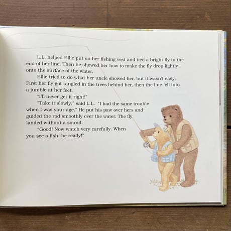 Ellie Bear and the Fly-awy Fly 1993年 L.L.Beanの絵本☆レア