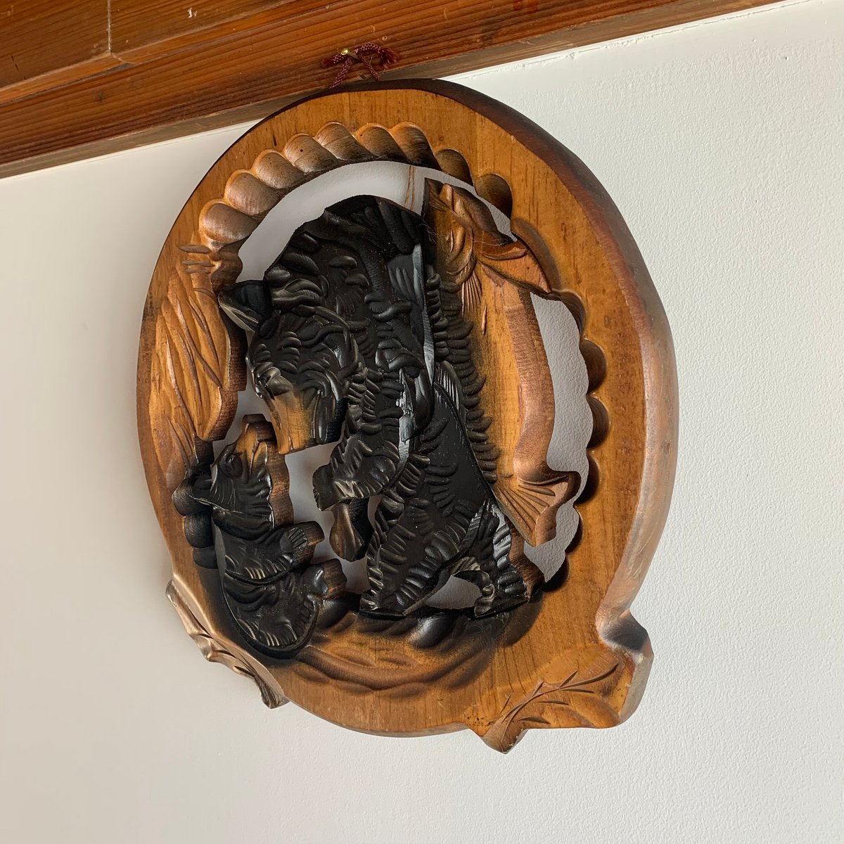 北海道　木彫り熊　親子熊　美品 Amazon.co.jp: 熊ボッコ 夫婦 親子 セット! 木彫り 熊木彫り