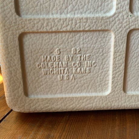 Coleman コールマン クーラーボックス 1968年2月 PATENTS PENDING vintage