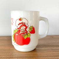 FIRE KING ANCHOR HOCKING Strawberry Shortcake ファイヤーキング ストロベリーショートケーキ マグカップ