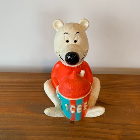ICEE BEAR POLARBEAR COIN BANK 1970s made in USA アイシー ベアー ポーラーベアー 貯金箱 VINTAGE