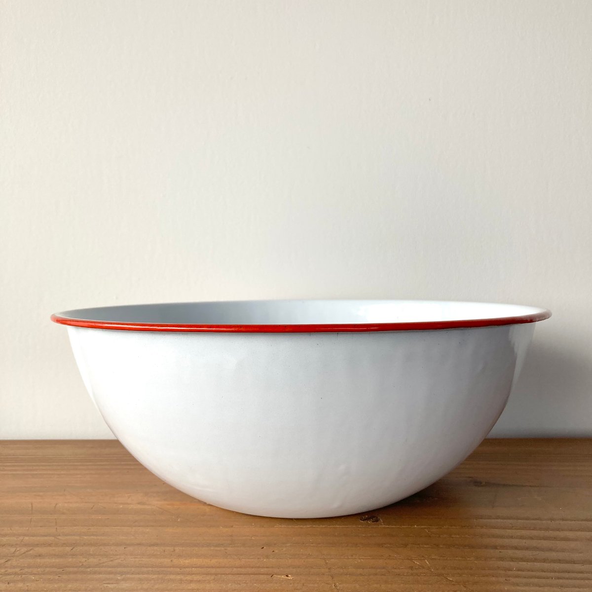 【新品】希少品　デッドストック　千成　レトロホーローボウル 5個　レトロ　赤フチ 新品】希少品 デッドストック 千成 レトロホーローボウル 5個 レトロ