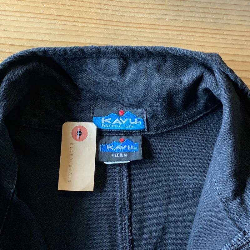 KAVU カブー スローシャツ USA製 1990s 初期 ブラック | MILMOUNTAI