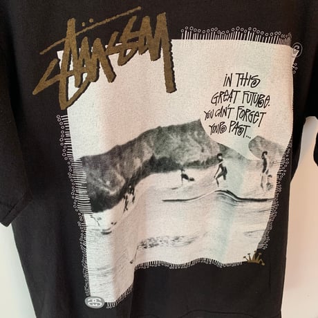 STUSSY 2000s OLD SURF S/S TEE  OLD STUSSY vintage
