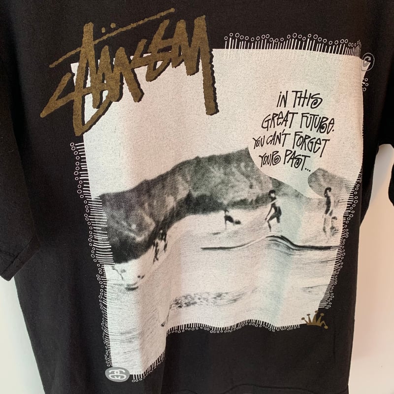 STUSSY 2000s OLD SURF S/S TEE OLD STUSSY vinta