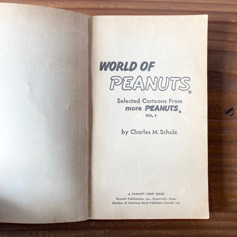 PEANUTS BOOK [THE WONDERFUL WORLD OF PEANUTS] ヴ