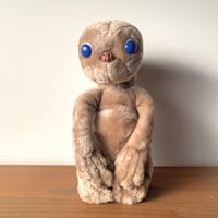 E.T. ぬいぐるみ ④ blue eye  1982年 青目 初期 ヴィンテージ  KAMAR SHOWTIME 1982 vintage