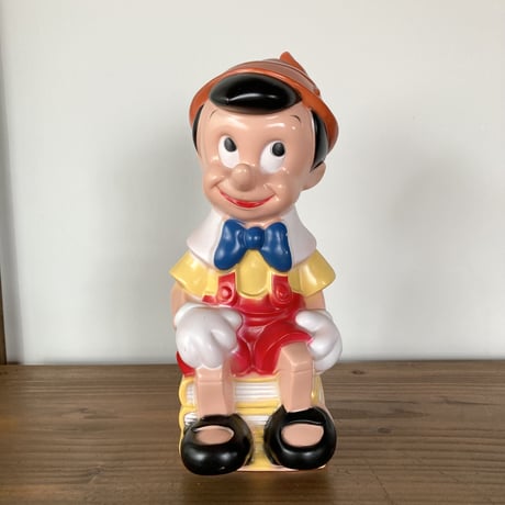 1970s PINOCCHIO BANK･PLAY PAL PLASTICS ピノキオ コインバンク 貯金箱
