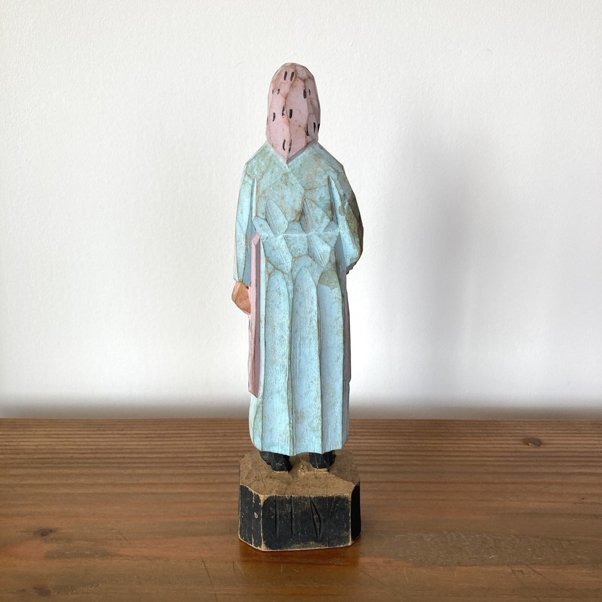 Canada Quebec Wood Carving ケベック木彫り彫刻 ／Old Woman