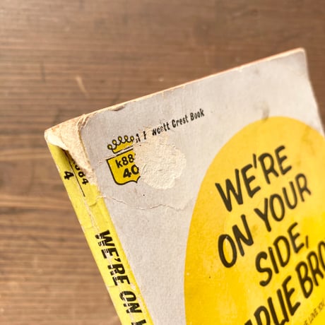PEANUTS BOOK [WE'RE ON YOUR SIDE,CHARLIE BROWN] ヴィンテージ ピーナッツコミック ペーパーバック／CHARLES M. SCHULZ