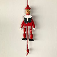 WOODEN PINOCCHIO 木製ピノキオ 吊り下げ人形