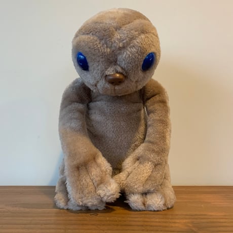 E.T. ぬいぐるみ③ blue eye  1982年 青目 初期 ヴィンテージ KAMAR SHOWTIME 1982 vintage