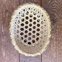 スズ竹 すず竹 ごかご 椀かご（小・楕円） ／岩手県一戸 鳥越竹細工