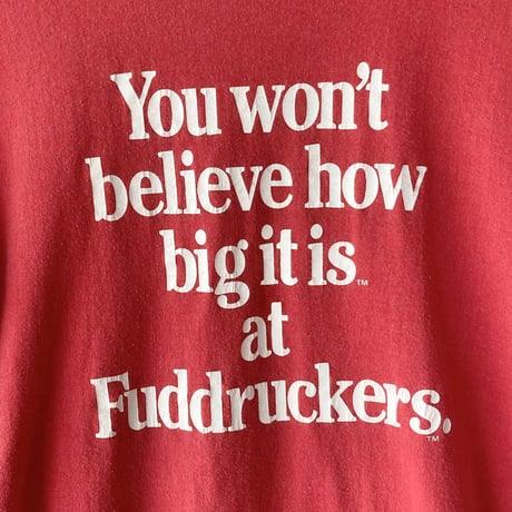 Fuddruckers S/S TEE U.S.A.1980〜1990s