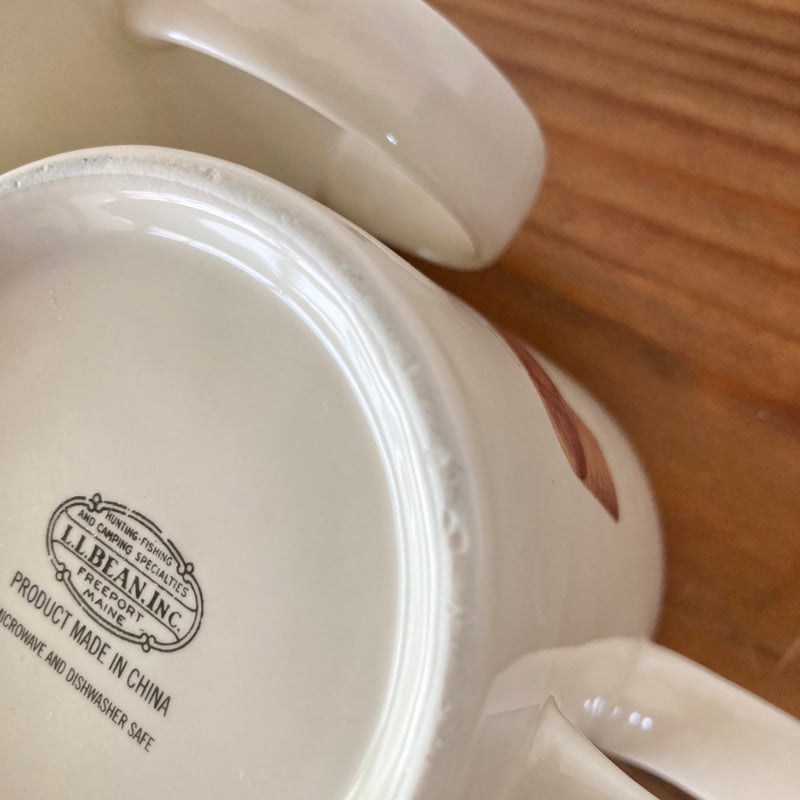 L.L.Bean Winter Lodge マグ 4コセット 箱入り（そり・ブーツ