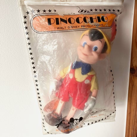 DAKIN DISNEY PINOCCHIO ディズニー ピノキオ フィギュア 1970s パッケージ入り