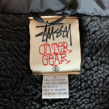 STUSSY コーチジャケット 裏ボア付き 1990年代