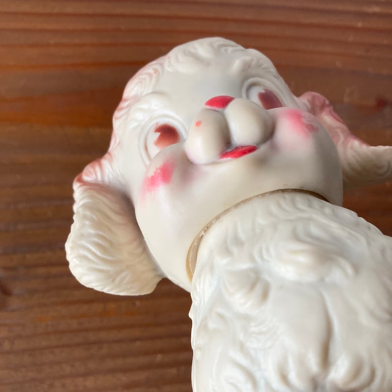 サンラバー　ラバードール　切り抜きページ2枚　ルースニュートン SUN RUBBER Rubber Squeak Doll サンラバー こいぬ ラバードール