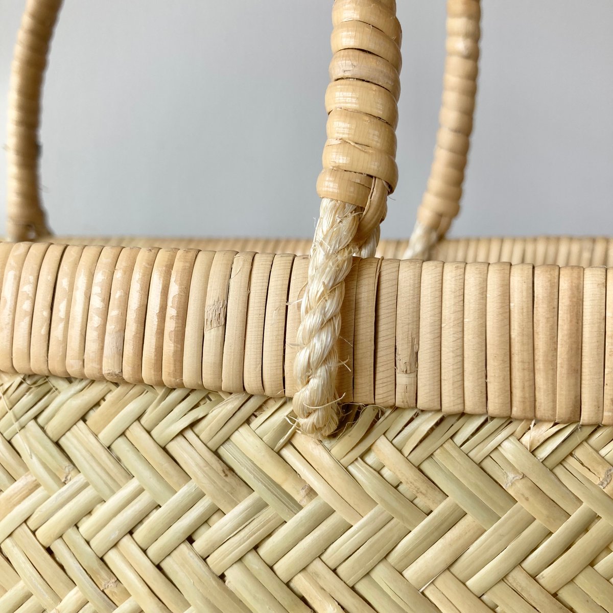 新品　岩手　鳥越竹細工 すず竹 手提げかご スズ竹 すず竹 手提げかご -9／岩手県一戸 鳥越竹細工