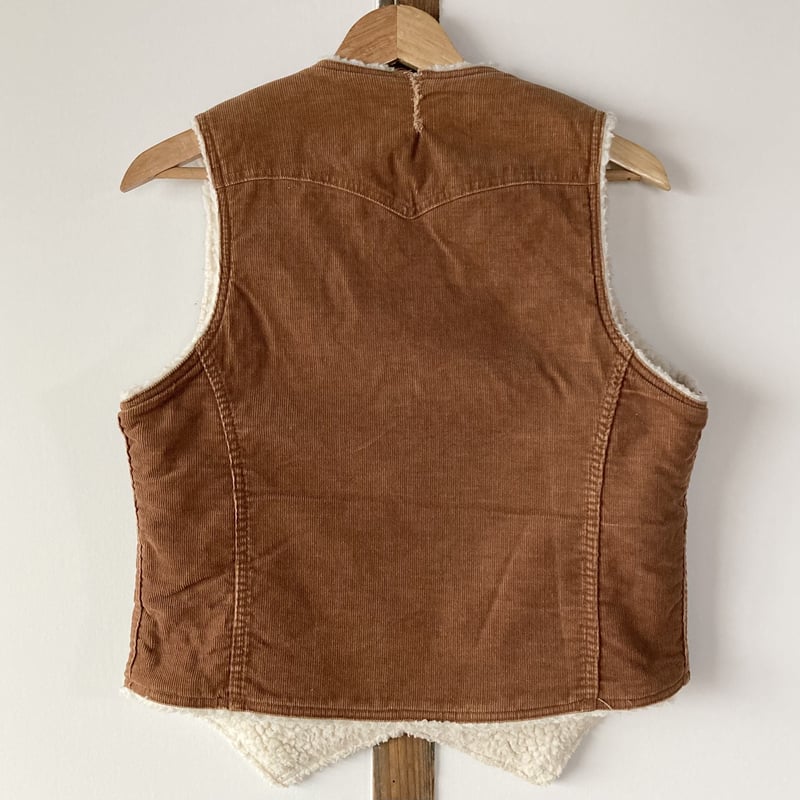 【USA製】希少！Levi's リーバイス コーデュロイ ボアベスト Sアメカジ Levi's リーバイス コーデュロイボアベスト 1970s | MILMOUNTAIN STORE