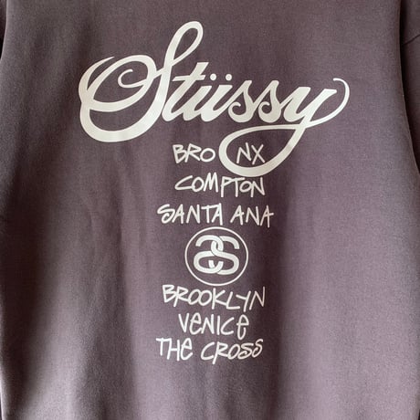 STUSSY ワールドツアー スウェット 80s-90s OLD STUSSY vintage