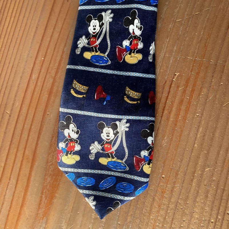 Disney ミッキー ネクタイ／ネイビー | MILMOUNTAIN STORE