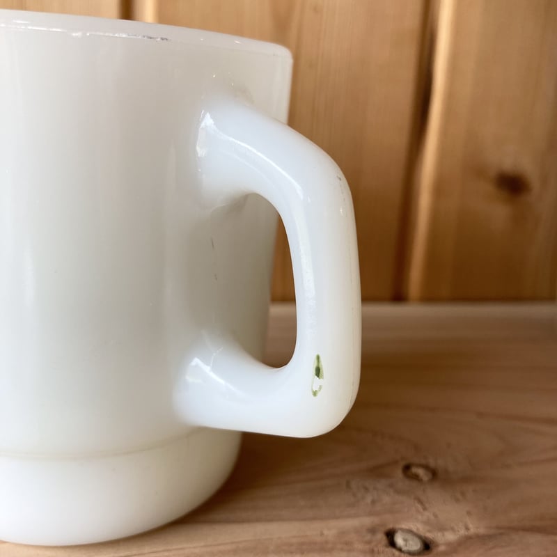 ファイヤーキング　マグカップ5個セット FIRE KING Block Check ファイヤーキング ブロックチェック 5段