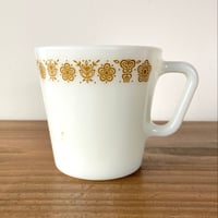 PYREX オールドパイレックス マグカップ／Butterfly Gold バタフライゴールド ②