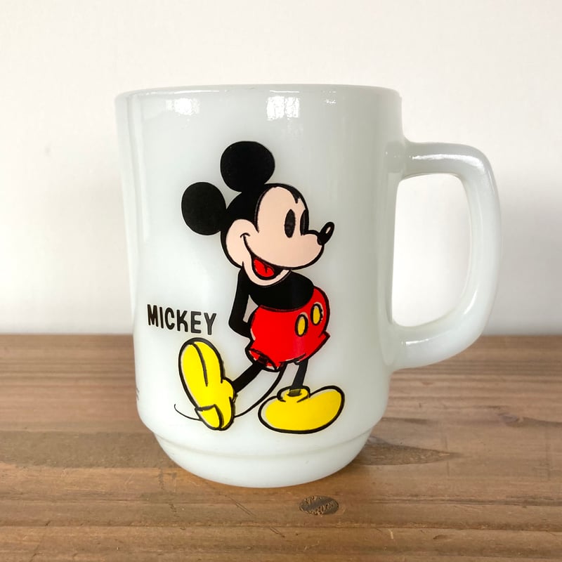 FIRE KING ANCHOR HOCKING Disney Old Mickey PEPS