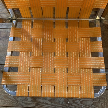 LAWN CHAIR VINTAGE 1960年代 〜1970年代 オレンジ