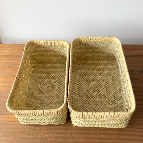 スズ竹 すず竹 弁当箱 中／岩手県一戸 鳥越竹細工