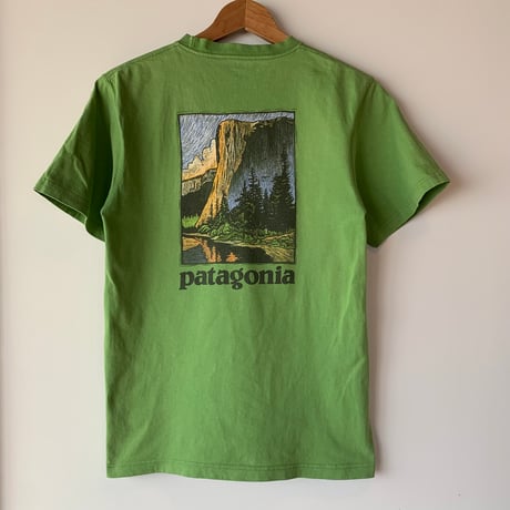 patagonia S/S M YOSEMITE Down Woll,El Capitan,Yosemite,California パタゴニア VINTAGE