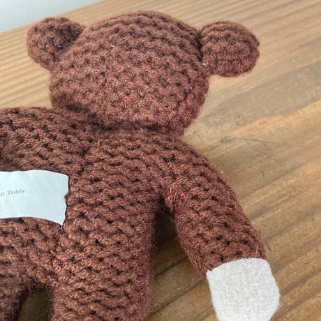 Mr.Bean Teddy ミスター・ビーン テディベア Tiger Television 1997年 紙タグつき／17㎝ ②
