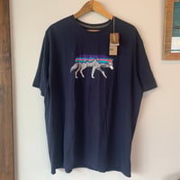 patagonia S/S XL BACK FOR GOOD WOLF NOS デッドストック 極上美品 パタゴニア オーガニックコットン ウルフ 狼 VINTAGE
