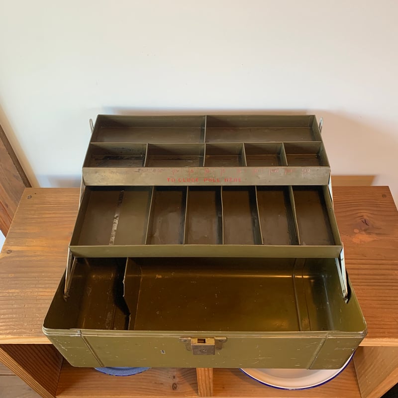 HEDDON TACKLE BOX 1940s made in USA ヘドン タックル ボッ