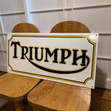 TRIUMPH SIGN 看板 MOTORCYCLE