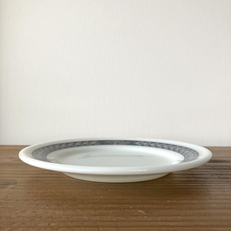 PYREX オールドパイレックス サラダプレート／Gray Laurel A