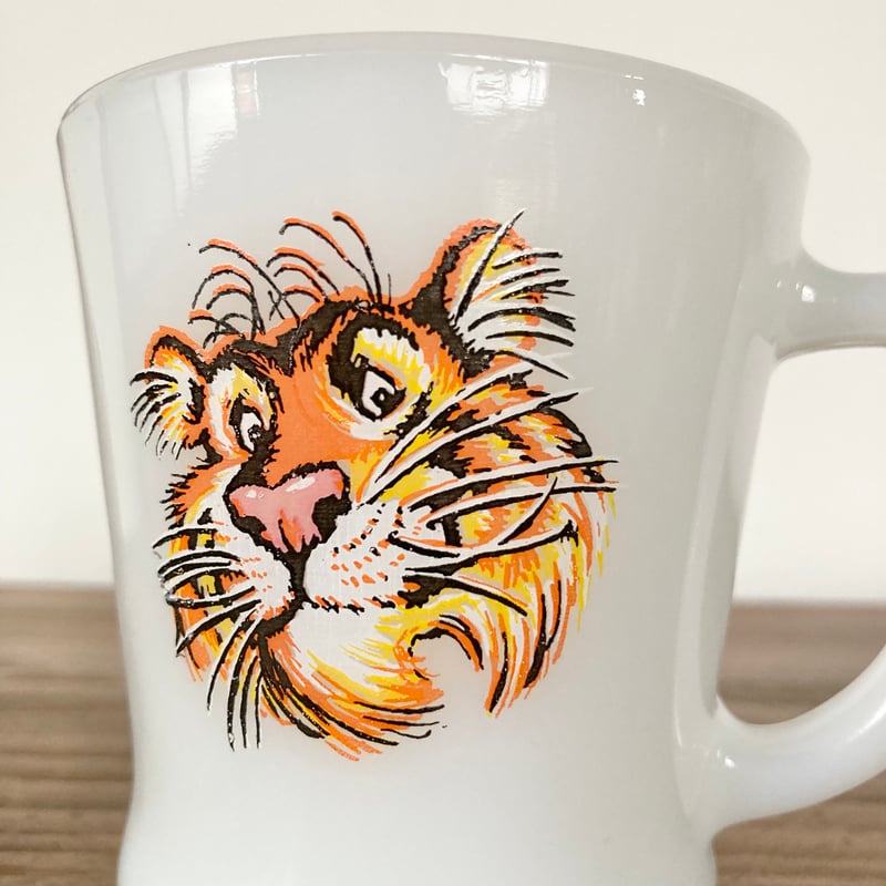 FIRE KING Esso Tiger ファイヤーキング マグカップ エッソ