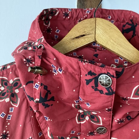 L.L.Bean 総柄 中綿 ナイロンアノラック 1980s